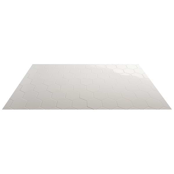 Morocco Blanco White 4x8 Picket Glossy Porcelain Tile