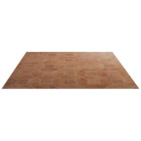 Morocco Terracotta 4x8 Picket and 4x4 Square Matte Porcelain Tile