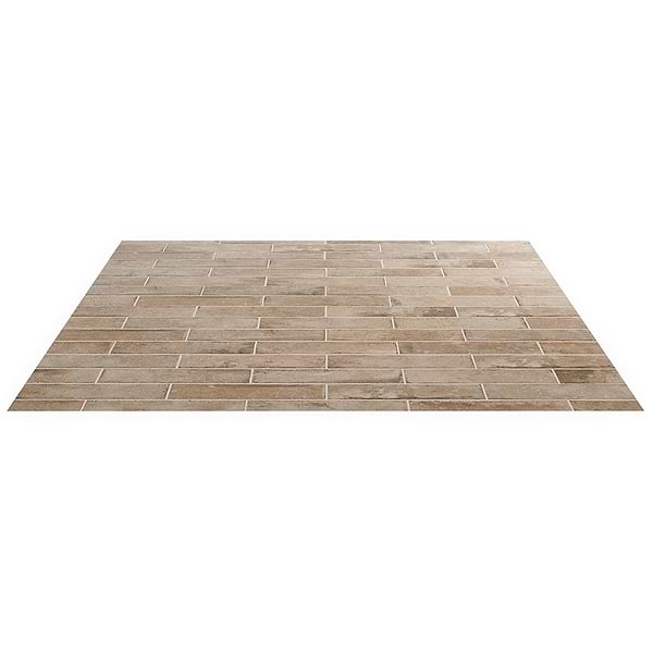 Sample-Seville Delfi Dark Beige 3x12 Travertine Look Matte Porcelain Tile