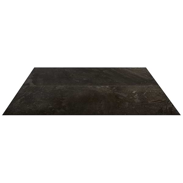 Santo Charcoal Black 24x48 Matte Porcelain Tile