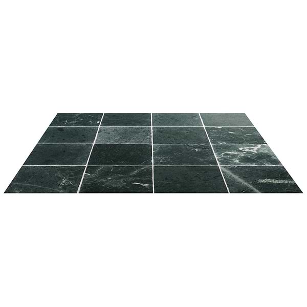 Avanti Verde Green 12x12 Tumbled Marble Tile