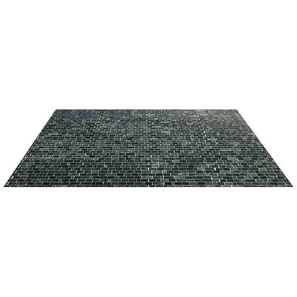 Avanti Verde Green Hand Clipped Joint Honed Marble Mosaic Tile