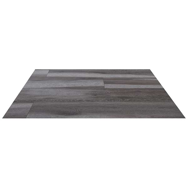 Woodcrete Charcoal Gray Rigid Core Click 12x48 Luxury Vinyl Tile