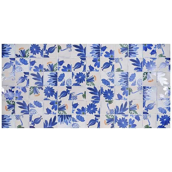 Angela Harris Wilder Portobella Decor 8x8 Mural Matte Porcelain Tile