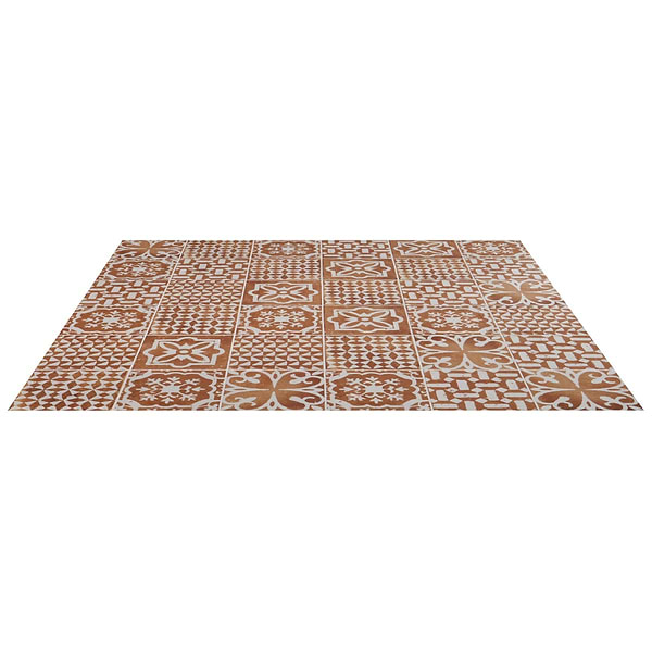Angela Harris Mediterra Kasma Terracotta Décor 8x8 Matte Porcelain Tile
