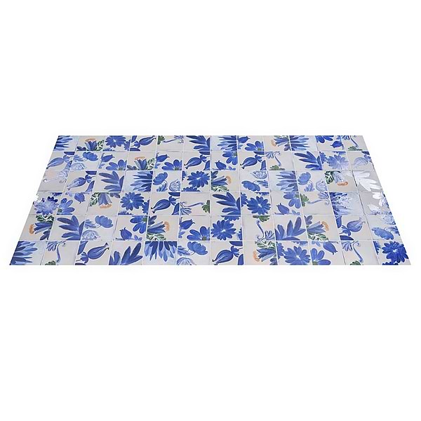 Angela Harris Wilder Portobella Decor 8x8 Mural Matte Porcelain Tile