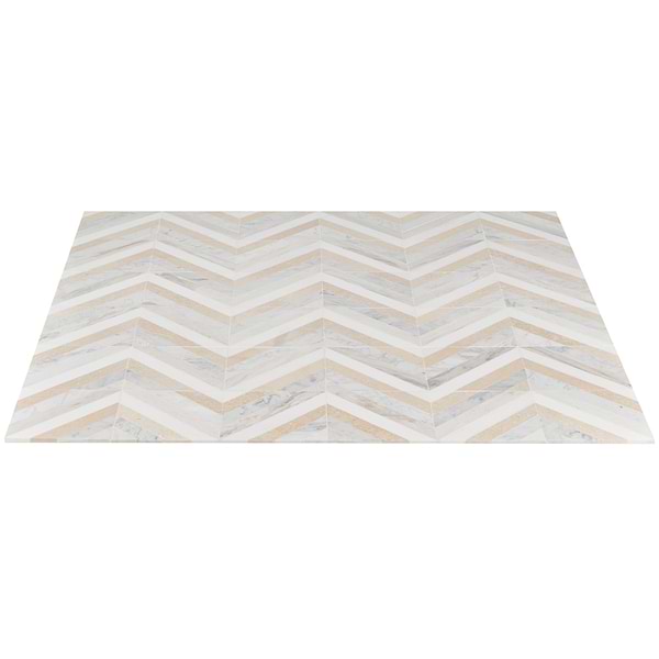 Bowery Lafenice 8x8 Polished Marble Mosaic Tile