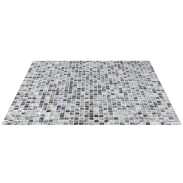 Deep Sea Black Pearl 1x1 Square Pattern Polished Mosaic Tile
