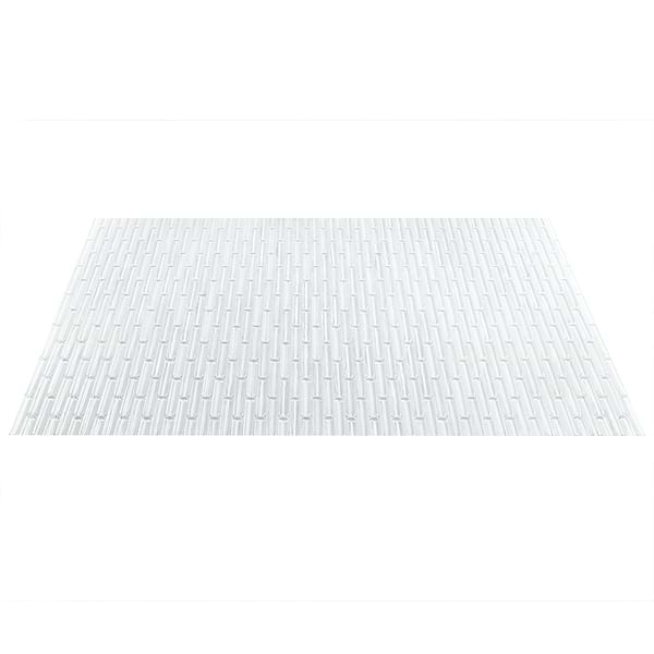 Baltoro Super White Polished Glass Mosaic Wall Tile