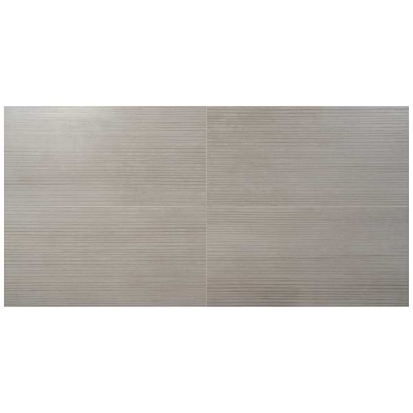 Saint Remy Deco Avorio White 3D Textured Veining 24x48 Semi-Polished Porcelain Tile