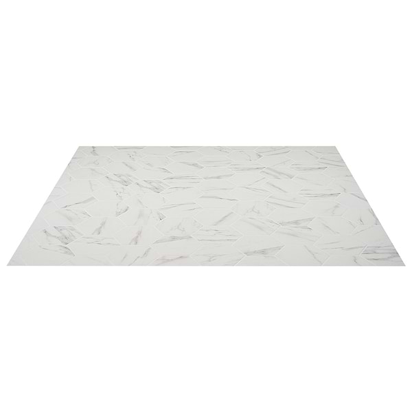Amalfi Statuario 6” Hexagon Matte Porcelain Tile