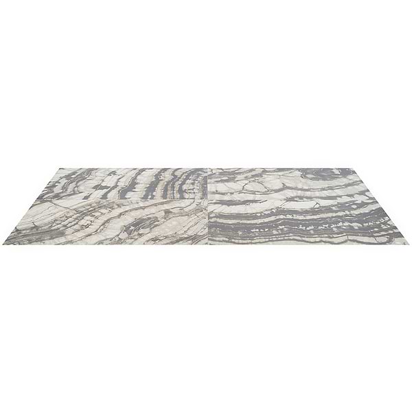 Agate Art Smoke Gray 24x48 Artisan Decor Polished Porcelain Tile