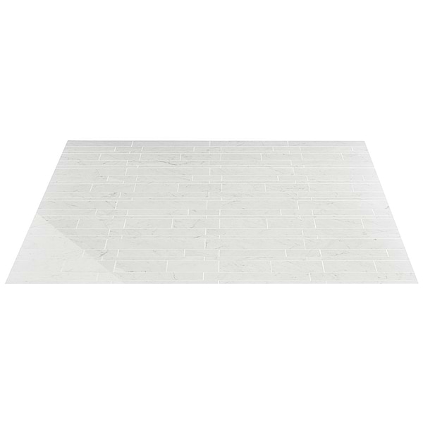 DreamStone Carrara Giola Railroad Polished Porcelain Mosaic