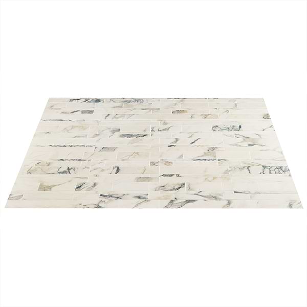 DreamStone Calacatta Rustico Railroad Matte Porcelain Mosaic