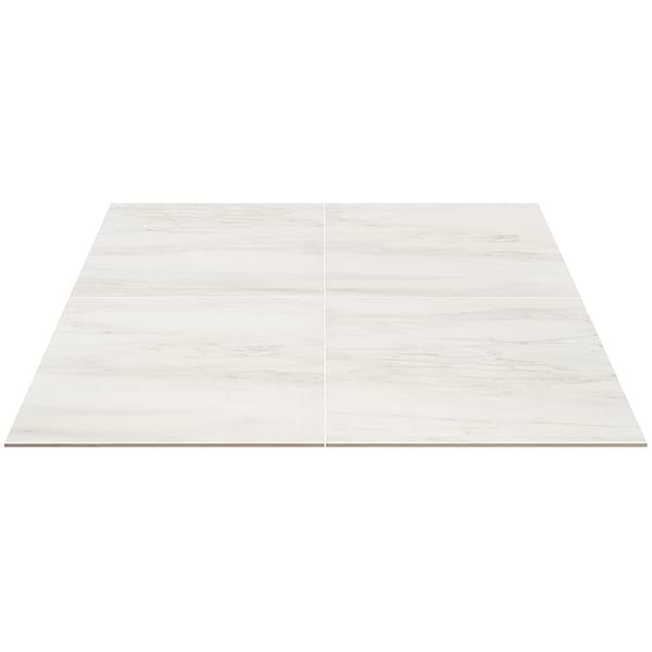 DreamStone Dolomite Snow 24x24 Matte Porcelain Tile