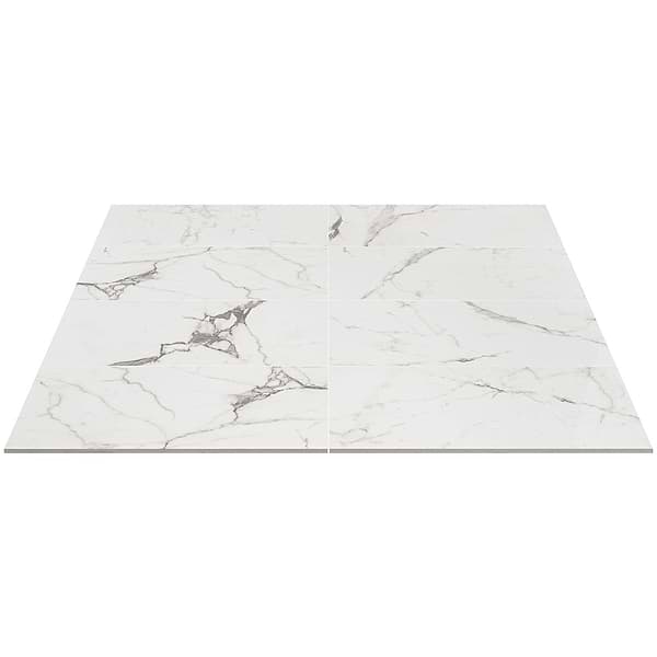 DreamStone Statuario Venato 12x24 Polished Porcelain Tile