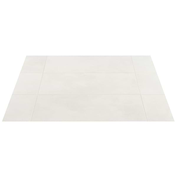 Clay Calm White 16x32 Matte Porcelain Tile