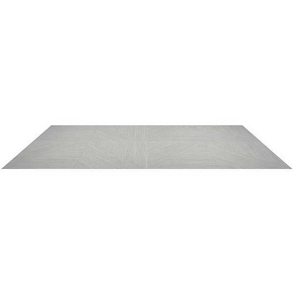 Enso Gray 24x48 Ribbed Matte Fluted Porcelain Wood Look Tile