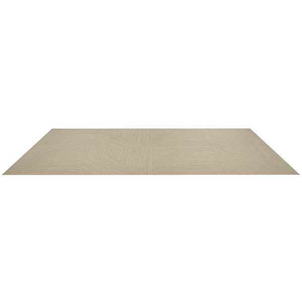 Enso Oak 24x48 Ribbed Matte Fluted Porcelain Wood Look Tile