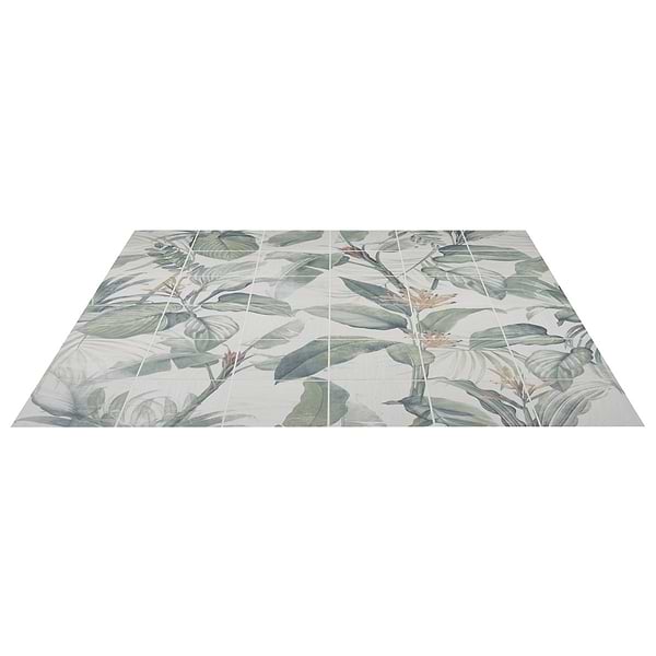 Angela Harris Wilder Spring Leaves Mural 8x8 Matte Porcelain Tile