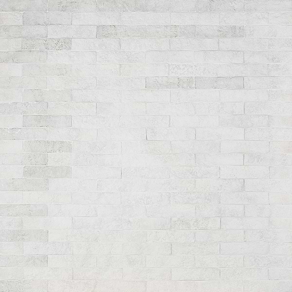 Easton Mesa Natural White 2x8 Handmade Glazed Clay Brick Textured Subway Tile