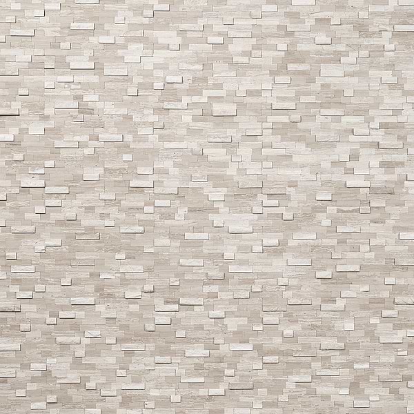 Mini Brick LPS Wooden Beige Peel & Stick Self Adhesive Polished Stone Mosaic Tile