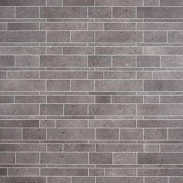 Railroad LPS Mixed Gray Solid Core Peel & Stick Self Adhesive Terrazzo Look Mosaic Tile