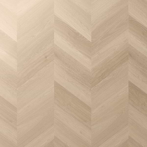 Aspen LVT Chevron Fumed 12x48 Luxury Vinyl Plank in Brown, View 5, open zoomed image