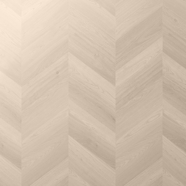 Aspen LVT Chevron Whisper 12x48 Luxury Vinyl Plank in Beige & Cream, View 5, open zoomed image