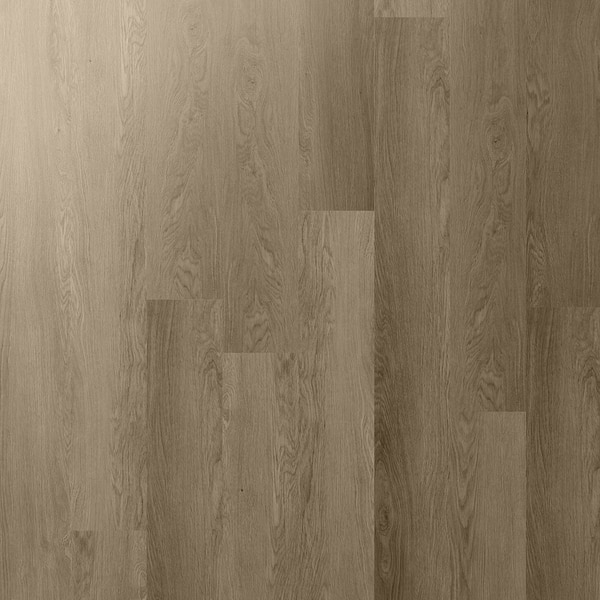 Aspen LVT Highland Oak Smoky 6x48 Luxury Vinyl Plank in Gray, View 5, open zoomed image