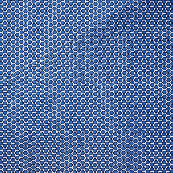 Nirvana Midnight Blue 1" Penny Round Polished Porcelain Mosaic