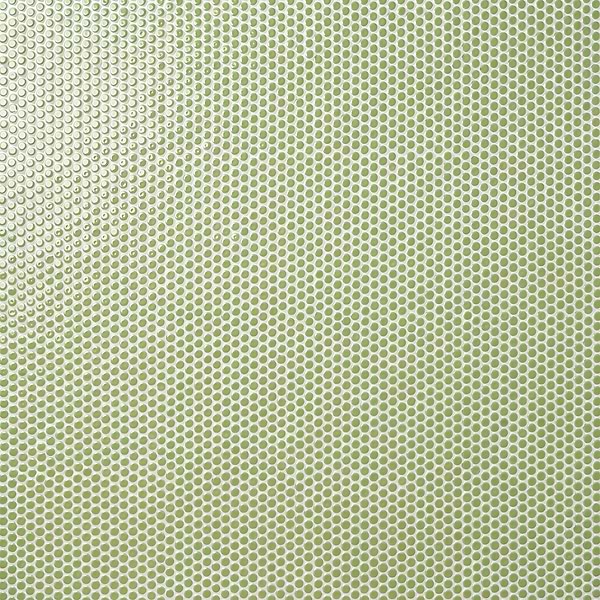 Eden Electric Lime Green Rimmed 1" Penny Round Polished Porcelain Mosaic