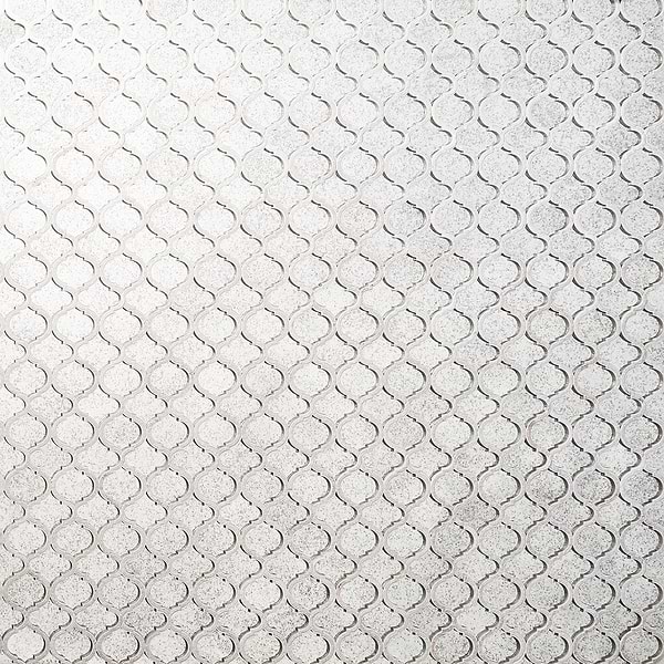 Veranda Lunar Light Antique Mirror Polished Mosaic Tile with Quartz Accents