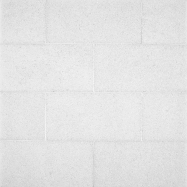 Snow White 6x12 Honed Marble Tile