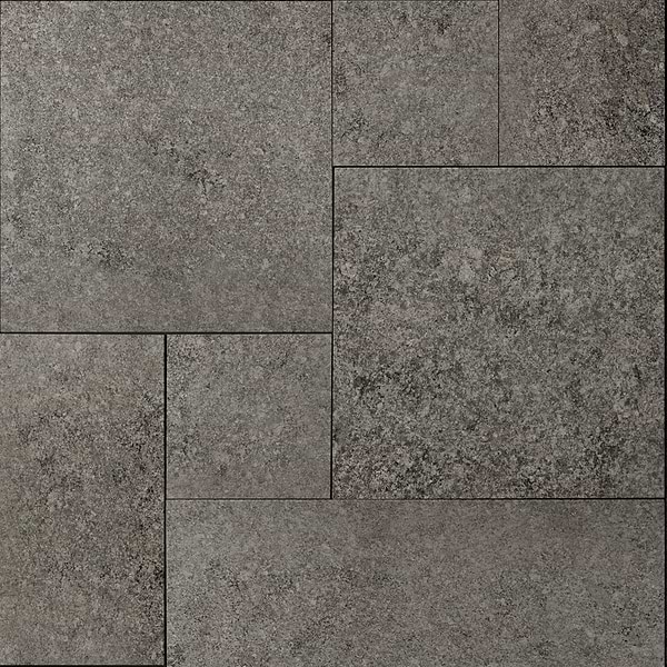 Sendero Charcoal Gray French Pattern Flamed Granite 2CM Outdoor Paver