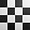 Alterno Black Silk and Glacier White Select 12x12 Honed Marble Checkerboard Tile
