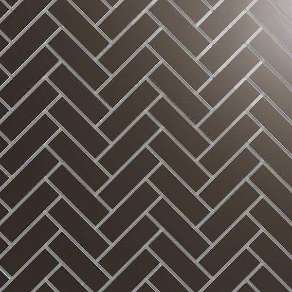 Bronze Beveled 4x12 Metallic Mirror Subway Tile