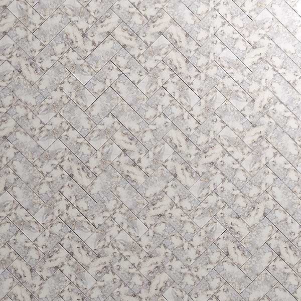Vilna Argenta Gray 3x6 Antique Mirror Polished Subway Wall Tile