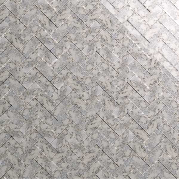 Vilna Argenta Gray 3x6 Beveled Polished Antique Mirror Subway Tile