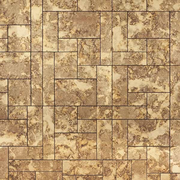 Vilna Antique Tuscan Gold 14X18 Polished Mirror Mosaic in Gold, View 2, open zoomed image