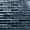 Remington Bricks Midnight Blue 2x6 3D Mixed Finish Glass Subway Tile