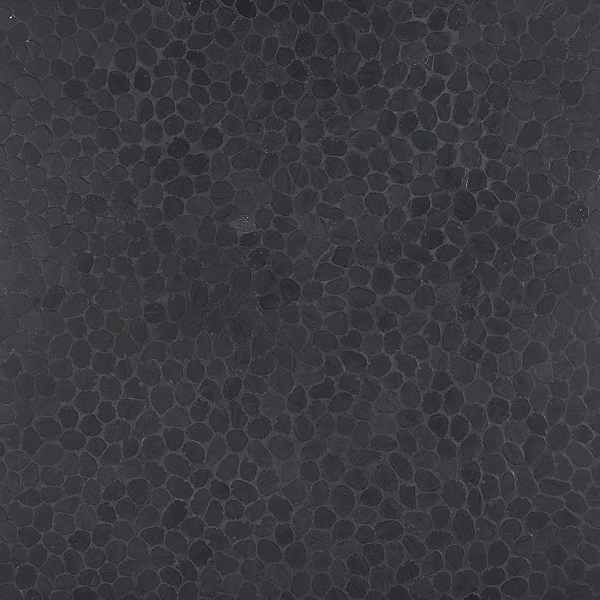 Nature Alor Black Round Pebble Mosaic