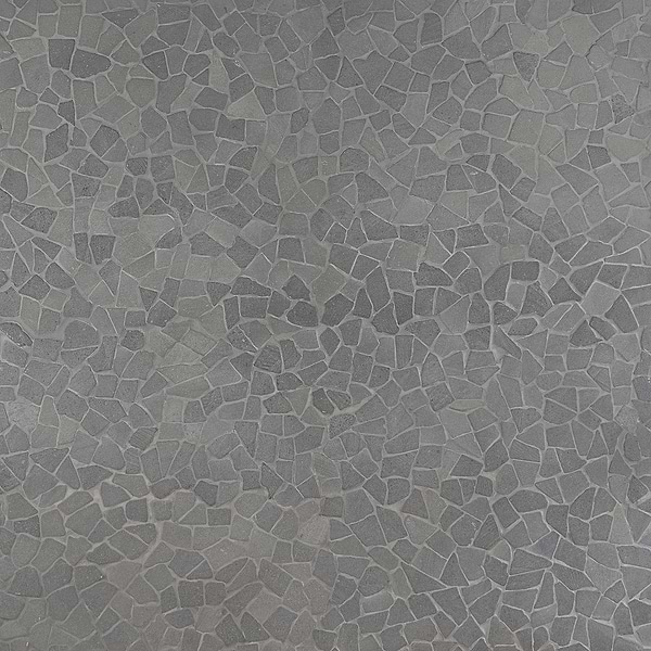 Nature Lava Black Tumbled Pebble Mosaic