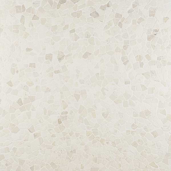 Nature WhiteTumbled Pebble Mosaic