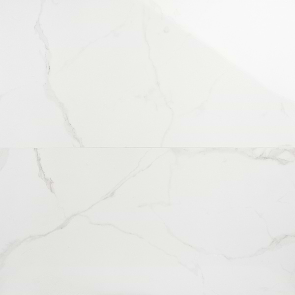 TileBarXL Marmi White Calacatta 24"X48" Polished Porcelain Tile