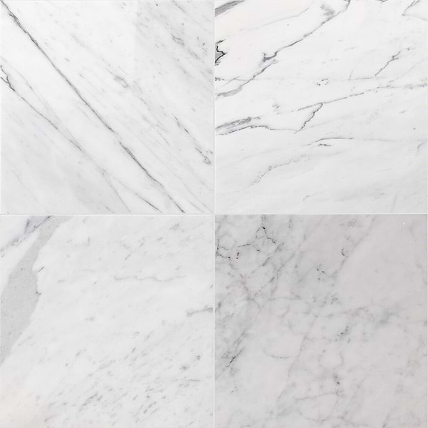 Calacatta Statuario 12x12 Polished Marble Tile
