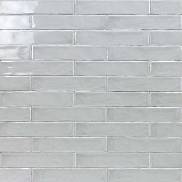 Sample of Seaport Chameleon Sage Gray 2x10 Polished Ceramic Tile [$7.99 per sq. ft.]