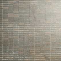 Brixon Seawater Gray 1.5x4 Stacked Matte Porcelain Mosaic Tile