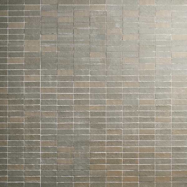 Brixon Seawater Gray 1.5x4 Stacked Matte Porcelain Mosaic Tile