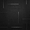 Lines Brass Inlay Black 24x24 Matte Porcelain Tile
